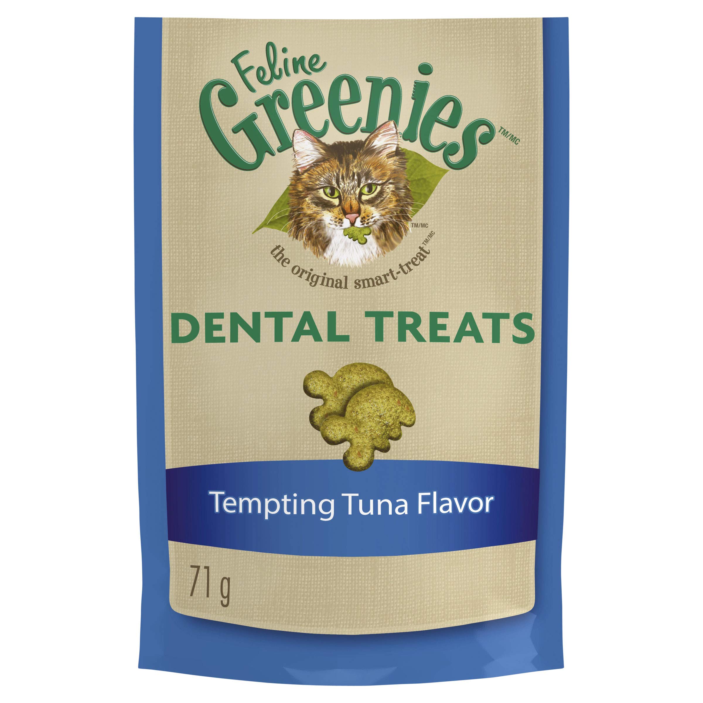 Greenies Cat Treats, Veterinarian-Recommended Adult Natural Dental Cat Treats, Tempting Tuna Flavor, 2.1 oz. Pack - Image 4