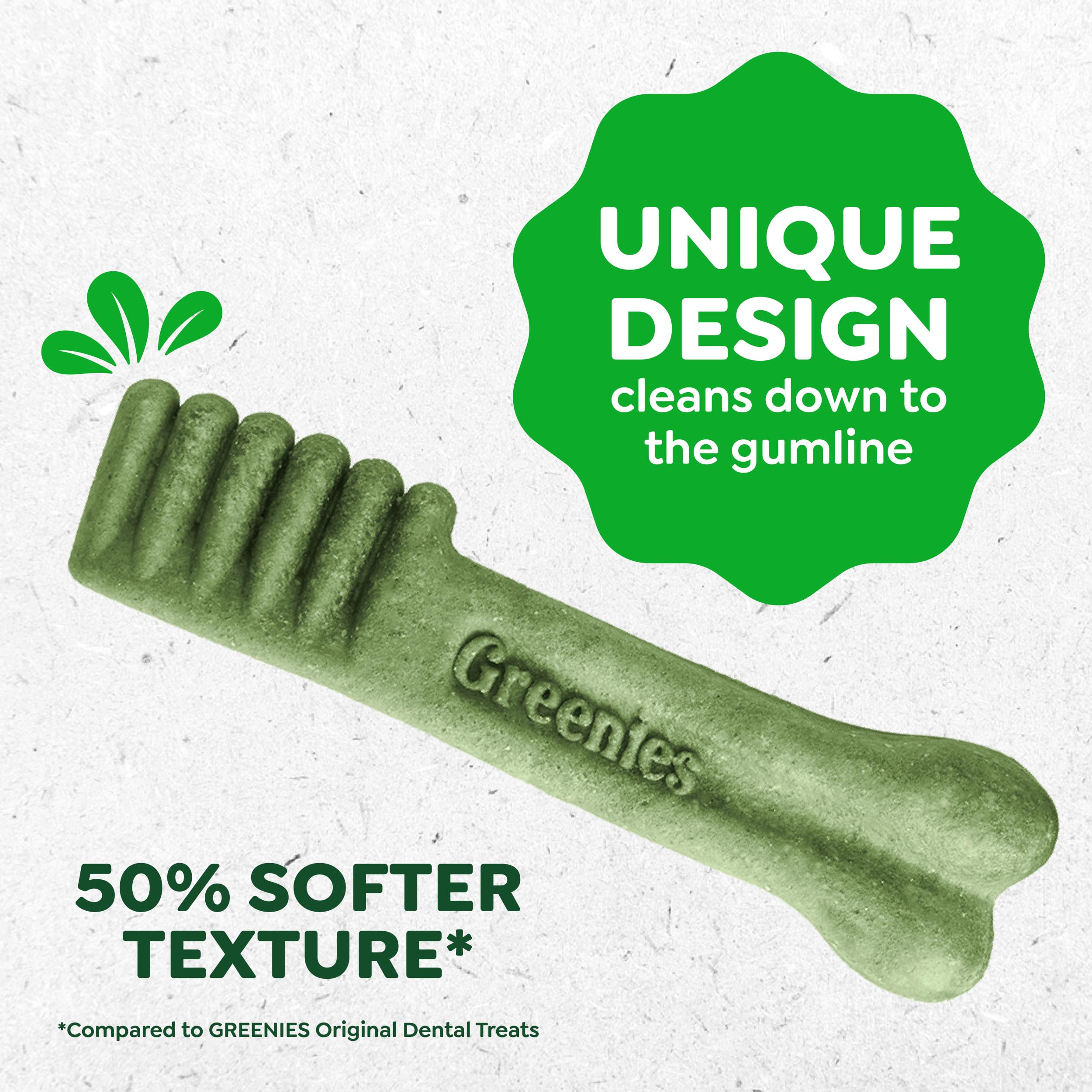 Greenies Dental Treats for Dogs, Veterinarian-Recommended Aging Care Adult Natural Dental Dog Treats, Large Size, 27 oz. Pack, 17 Count - Image 11