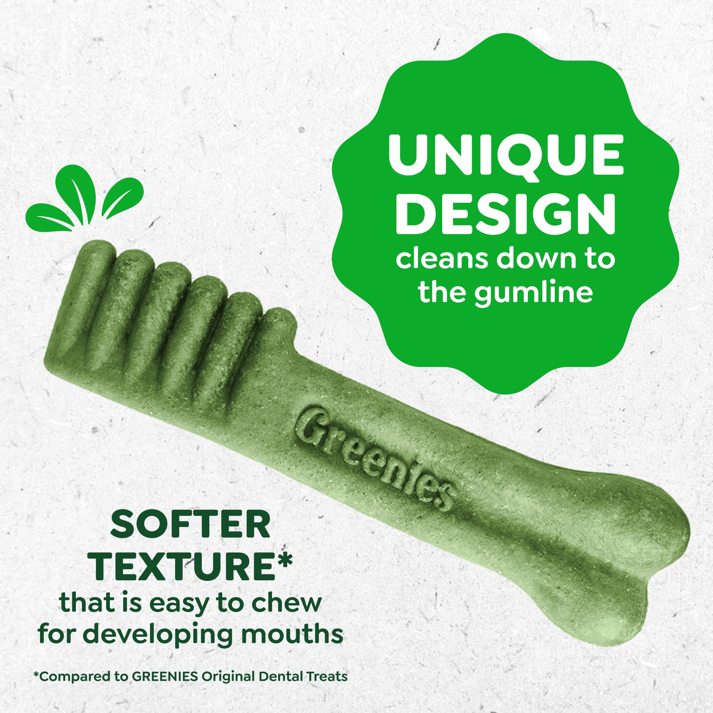 Greenies Dental Treats for Dogs, Veterinarian-Recommended Natural Puppy Treats Regular Size, 6 oz. Pack, 12 Count - Image 11