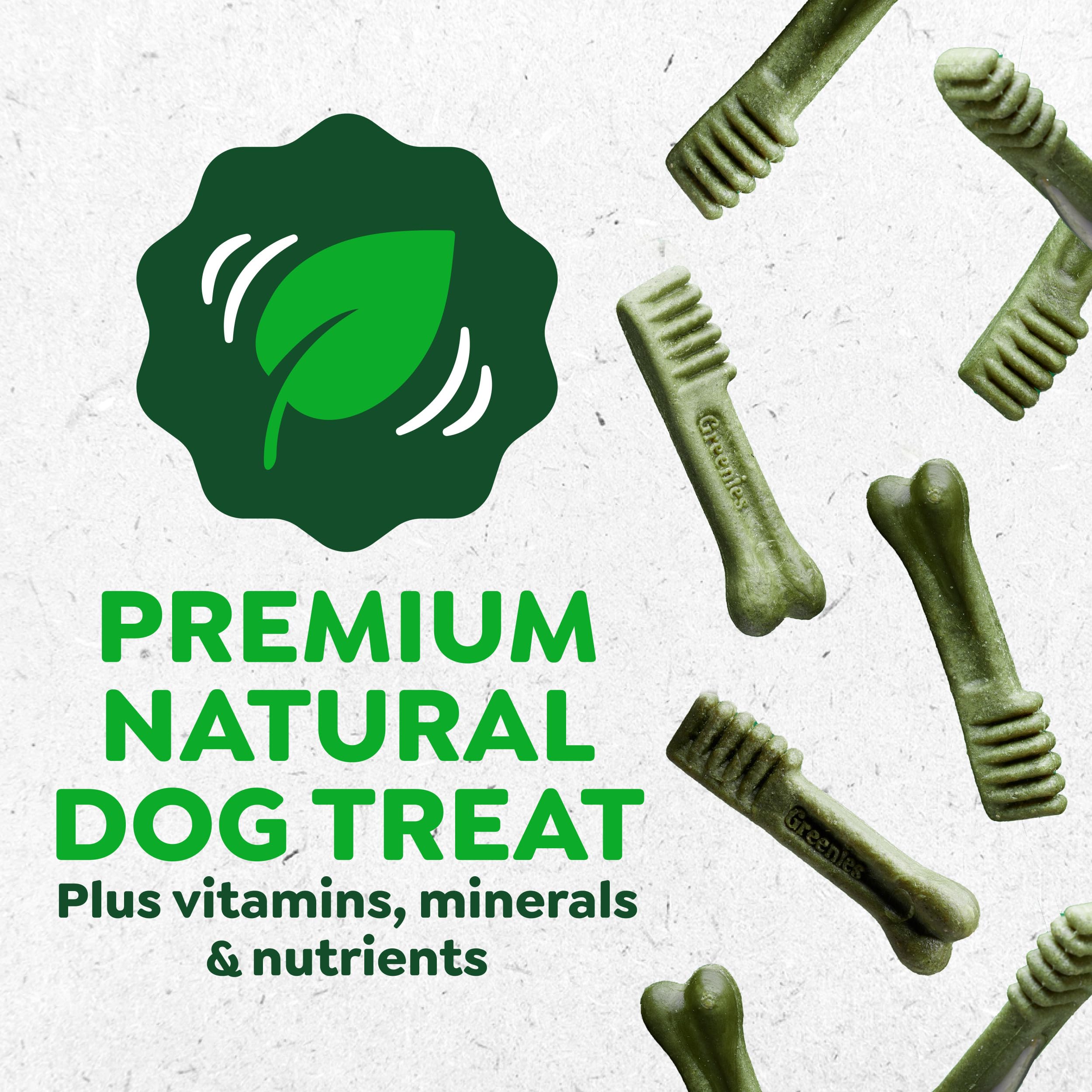 Greenies Dental Treats for Dogs, Veterinarian-Recommended Natural Puppy Treats Regular Size, 6 oz. Pack, 12 Count - Image 7