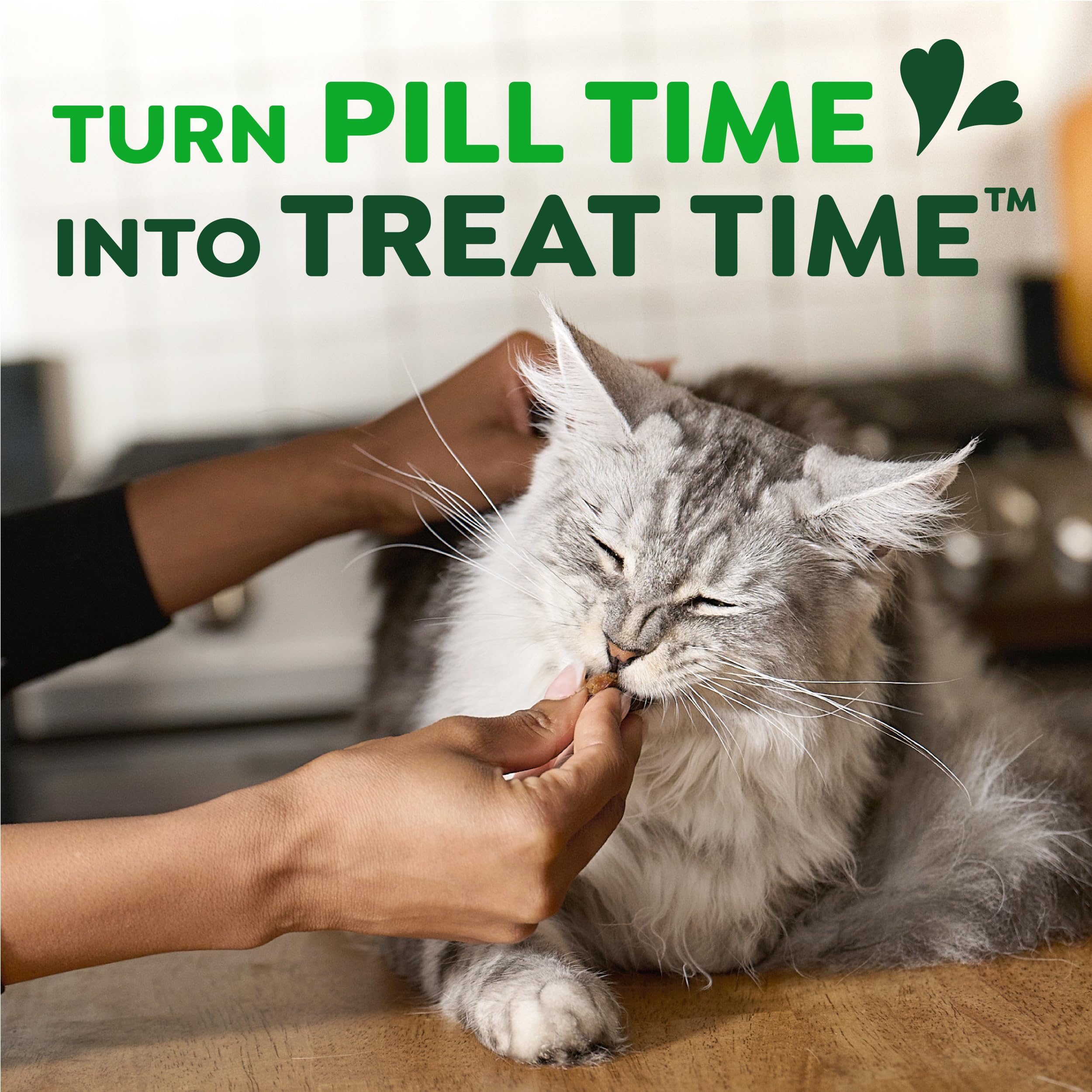 Greenies Feline Pill Pockets for Cats Natural Soft Cat Treats, Catnip Flavor, 1.6 oz. Pouch (45 Treats) - Image 8