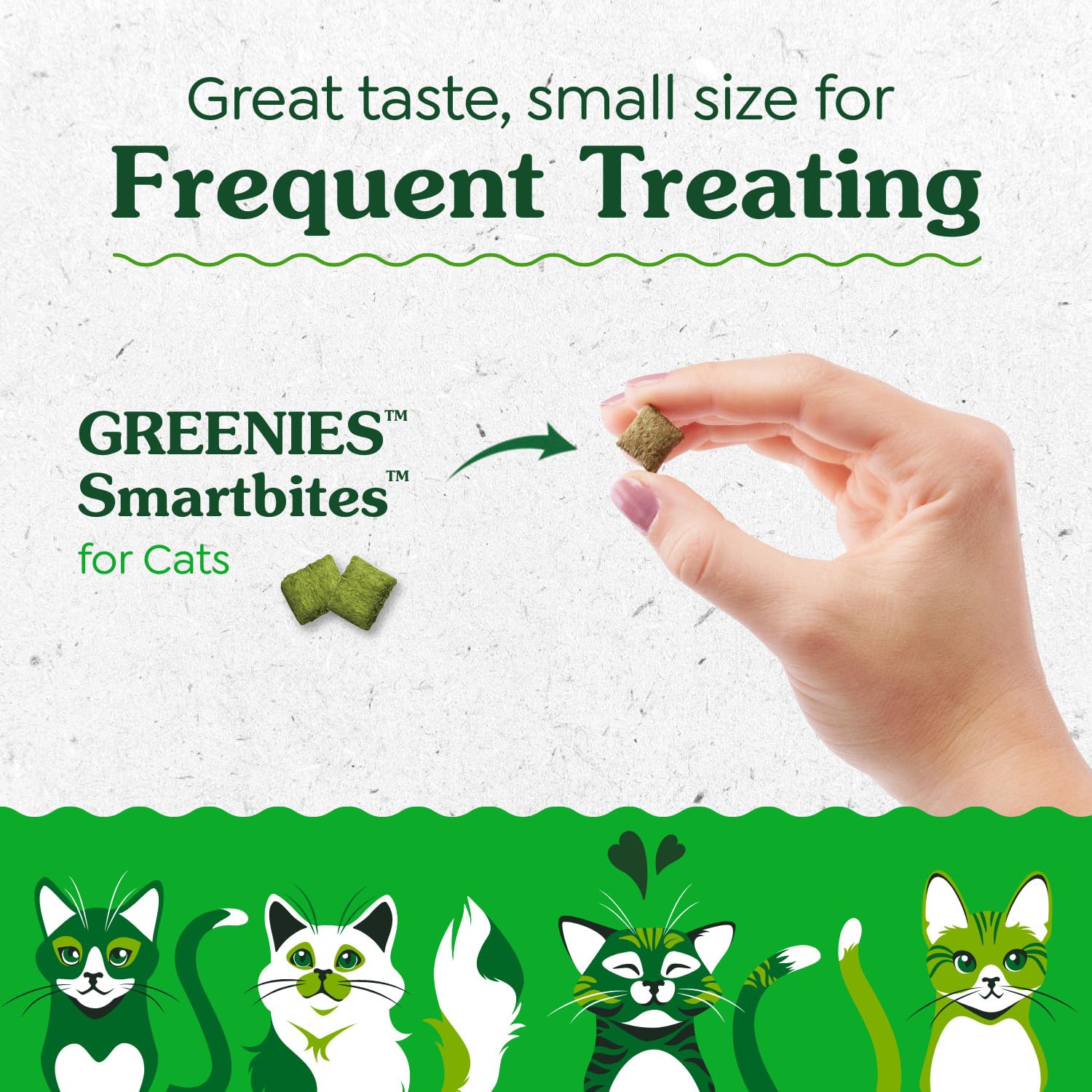 Greenies Feline Smartbites, Cat Treats Healthy Recipe, Indoor Cat Treats, Chicken Flavor, 2.1 oz. Pack - Image 8