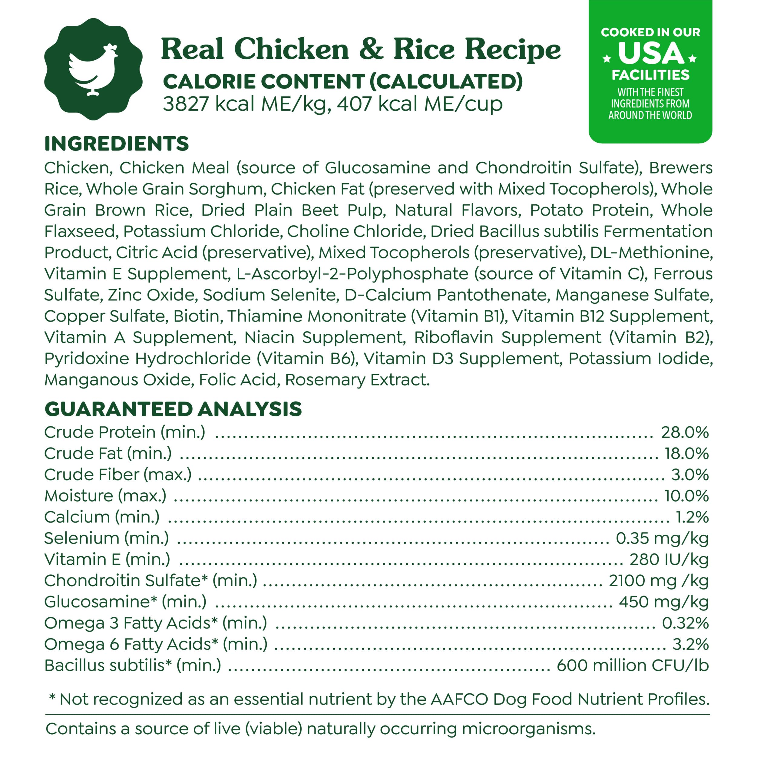 Greenies Smart Essentials Small Breed Adult High Protein Dry Dog Food Real Chicken & Rice Recipe, 5.5 lb. Bag - Image 6