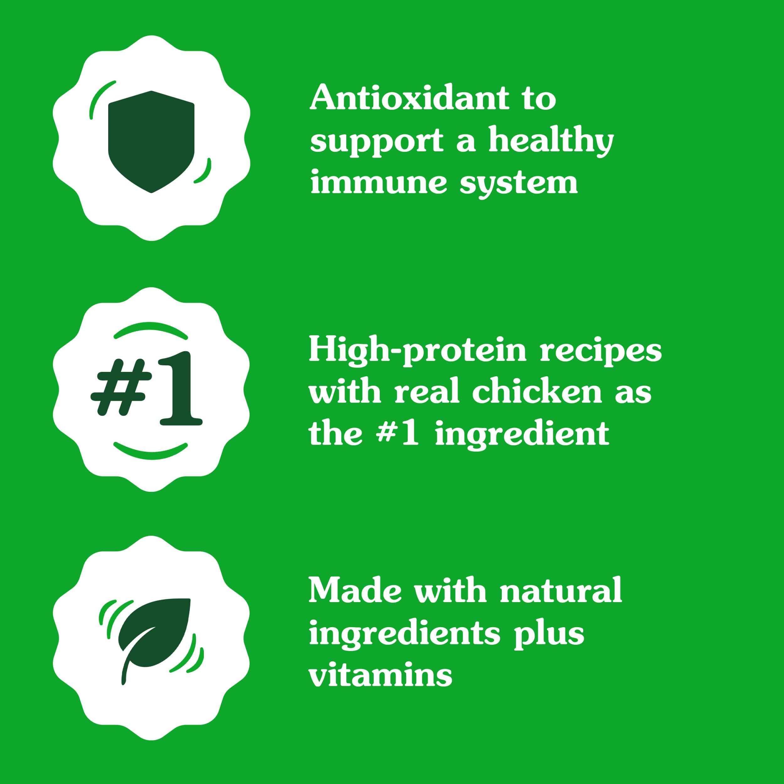 Greenies Smart Topper High Protein Wet Mix-in for Dogs, Chicken, Peas, Apples & Brown Rice Recipe in Vitabroth Broth - Bone Broth + Vitamins E & B1, 10 Count - Image 3