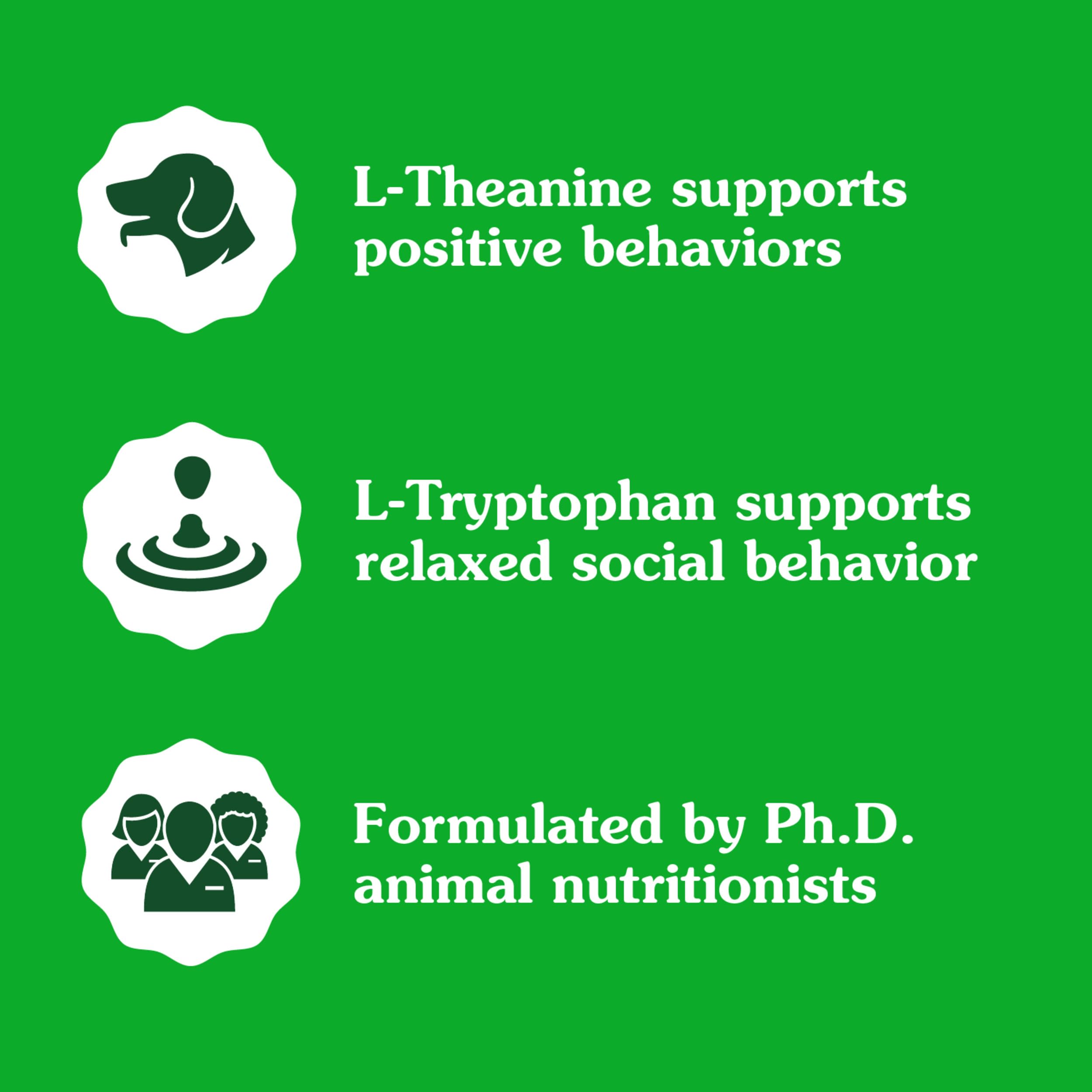 Greenies Supplements Calming Chews for Dogs Chicken Flavor, Dog Calming Chews, 14.7 oz. Container of 80 Count - Image 5