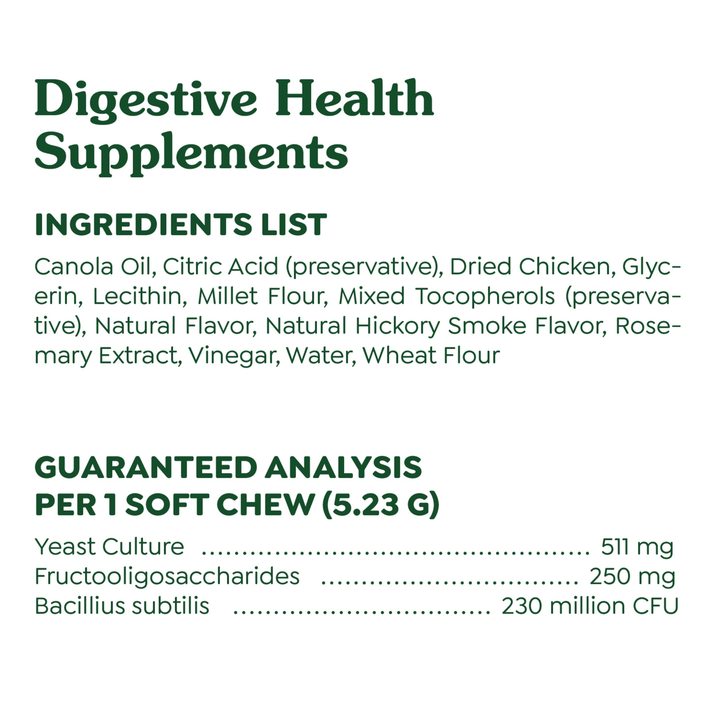 Greenies Supplements Digestive Health Probiotics for Dogs, Dog Probiotic Supplements, Chicken Flavor, 7.8 oz. Pouch of 40 Count - Image 7